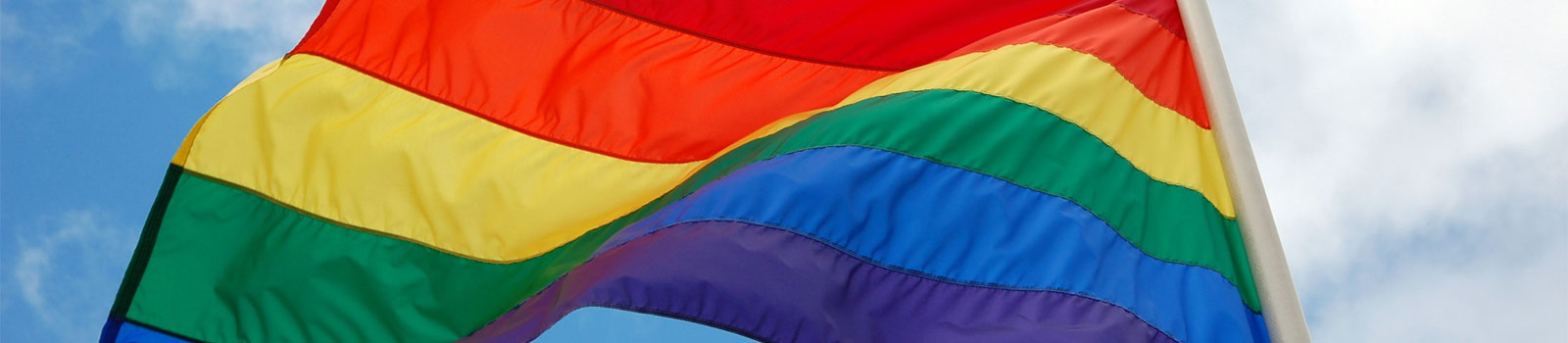 photo of a rainbow flag celebrating Lesbian, Gay, Bisexual and Transgender people
