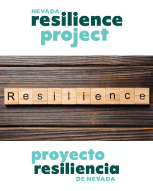 Scrabble pieces spelling out the word resilience