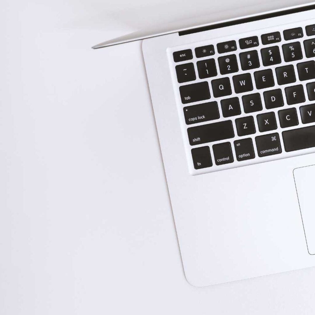 Photo of a laptop keyboard