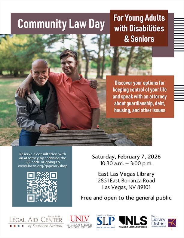 Community Law Day for Young Adults with Disabilities and Seniors