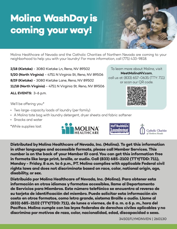 Molina WashDay is coming your way! / ¡Molina WashDay ya está aquí!