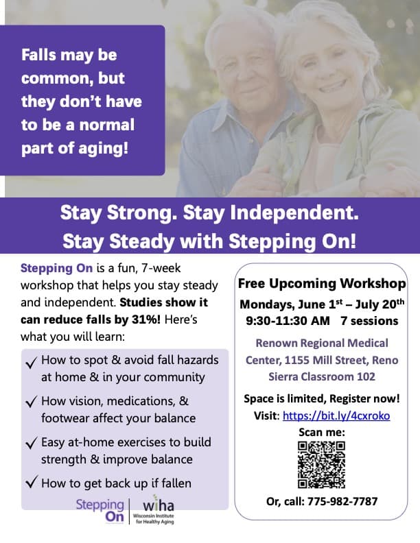 Stepping On Senior Fall Prevention Workshop