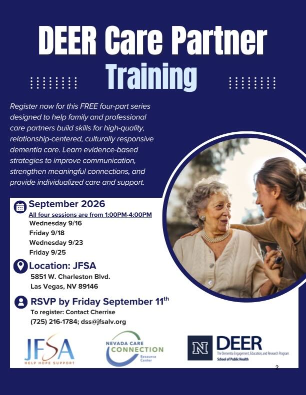 Deer Care Partner Training Event Flyer