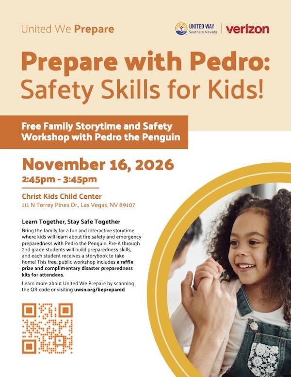 Prepare with Pedro Safety Skills for Kids Workshop November 2026