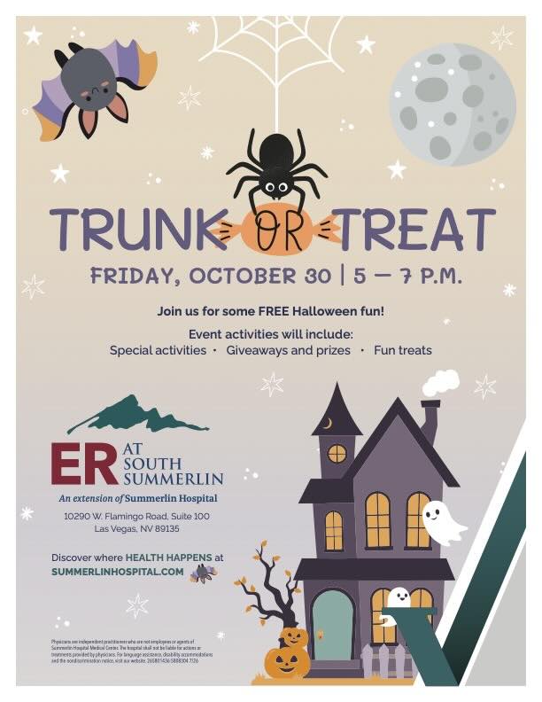 Trunk or Treat Halloween Event Flyer